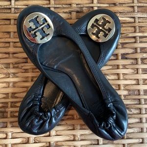 Black Tory Burch Ballet Flats